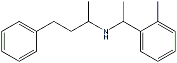 [1-(2-methylphenyl)ethyl](4-phenylbutan-2-yl)amine Struktur