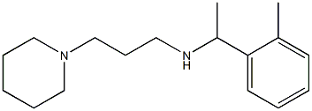 [1-(2-methylphenyl)ethyl][3-(piperidin-1-yl)propyl]amine Struktur