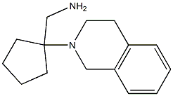 [1-(3,4-dihydroisoquinolin-2(1H)-yl)cyclopentyl]methylamine Struktur