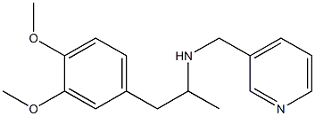 [1-(3,4-dimethoxyphenyl)propan-2-yl](pyridin-3-ylmethyl)amine Struktur