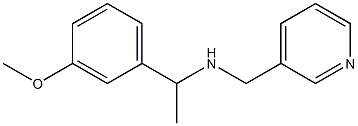 [1-(3-methoxyphenyl)ethyl](pyridin-3-ylmethyl)amine Struktur