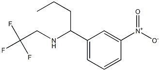 [1-(3-nitrophenyl)butyl](2,2,2-trifluoroethyl)amine Struktur