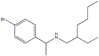 [1-(4-bromophenyl)ethyl](2-ethylhexyl)amine Struktur