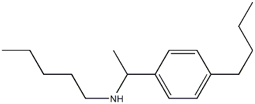 [1-(4-butylphenyl)ethyl](pentyl)amine Struktur