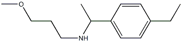 [1-(4-ethylphenyl)ethyl](3-methoxypropyl)amine Struktur