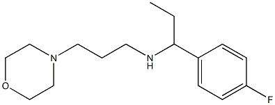 [1-(4-fluorophenyl)propyl][3-(morpholin-4-yl)propyl]amine Struktur