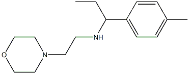 [1-(4-methylphenyl)propyl][2-(morpholin-4-yl)ethyl]amine Struktur