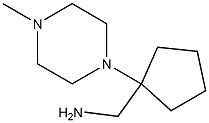 [1-(4-methylpiperazin-1-yl)cyclopentyl]methylamine Struktur