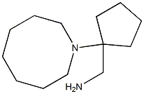 [1-(azocan-1-yl)cyclopentyl]methanamine Struktur