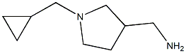 [1-(cyclopropylmethyl)pyrrolidin-3-yl]methylamine Struktur