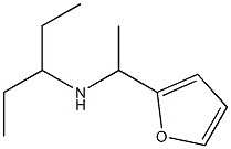 [1-(furan-2-yl)ethyl](pentan-3-yl)amine Struktur