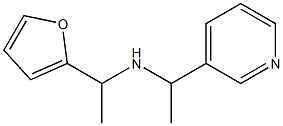 [1-(furan-2-yl)ethyl][1-(pyridin-3-yl)ethyl]amine Struktur