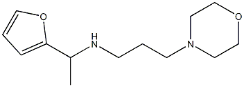 [1-(furan-2-yl)ethyl][3-(morpholin-4-yl)propyl]amine Struktur