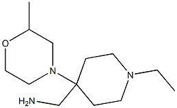 [1-ethyl-4-(2-methylmorpholin-4-yl)piperidin-4-yl]methylamine Struktur