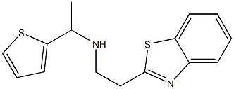 [2-(1,3-benzothiazol-2-yl)ethyl][1-(thiophen-2-yl)ethyl]amine Struktur