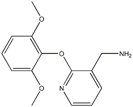 [2-(2,6-dimethoxyphenoxy)pyridin-3-yl]methylamine Struktur