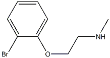 [2-(2-bromophenoxy)ethyl](methyl)amine Struktur