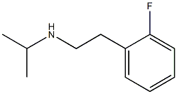 [2-(2-fluorophenyl)ethyl](propan-2-yl)amine Struktur