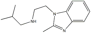 [2-(2-methyl-1H-1,3-benzodiazol-1-yl)ethyl](2-methylpropyl)amine Struktur