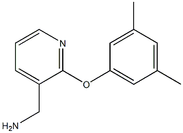 [2-(3,5-dimethylphenoxy)pyridin-3-yl]methylamine Struktur