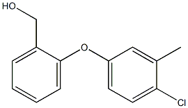 [2-(4-chloro-3-methylphenoxy)phenyl]methanol Struktur