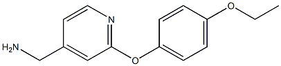 [2-(4-ethoxyphenoxy)pyridin-4-yl]methylamine Struktur