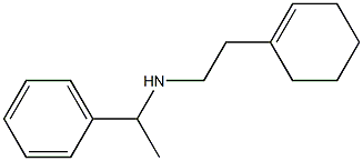 [2-(cyclohex-1-en-1-yl)ethyl](1-phenylethyl)amine Struktur