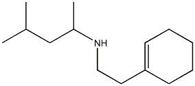 [2-(cyclohex-1-en-1-yl)ethyl](4-methylpentan-2-yl)amine Struktur