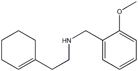 [2-(cyclohex-1-en-1-yl)ethyl][(2-methoxyphenyl)methyl]amine Struktur