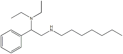 [2-(diethylamino)-2-phenylethyl](heptyl)amine Struktur