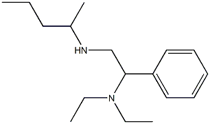 [2-(diethylamino)-2-phenylethyl](pentan-2-yl)amine Struktur