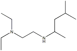 [2-(diethylamino)ethyl](4-methylpentan-2-yl)amine Struktur