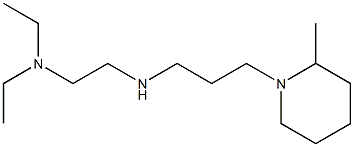 [2-(diethylamino)ethyl][3-(2-methylpiperidin-1-yl)propyl]amine Struktur