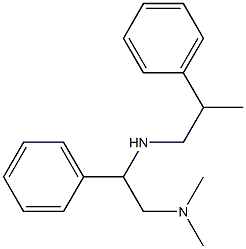 [2-(dimethylamino)-1-phenylethyl](2-phenylpropyl)amine Struktur