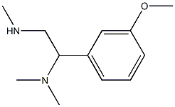 [2-(dimethylamino)-2-(3-methoxyphenyl)ethyl](methyl)amine Struktur