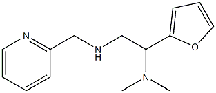 [2-(dimethylamino)-2-(furan-2-yl)ethyl](pyridin-2-ylmethyl)amine Struktur