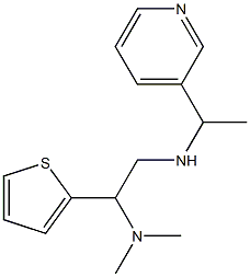 [2-(dimethylamino)-2-(thiophen-2-yl)ethyl][1-(pyridin-3-yl)ethyl]amine Struktur