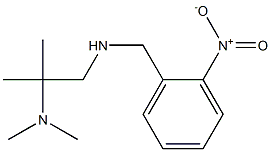 [2-(dimethylamino)-2-methylpropyl][(2-nitrophenyl)methyl]amine Struktur