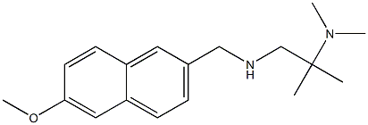 [2-(dimethylamino)-2-methylpropyl][(6-methoxynaphthalen-2-yl)methyl]amine Struktur