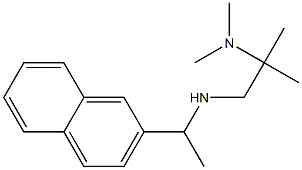 [2-(dimethylamino)-2-methylpropyl][1-(naphthalen-2-yl)ethyl]amine Struktur