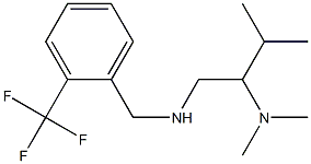 [2-(dimethylamino)-3-methylbutyl]({[2-(trifluoromethyl)phenyl]methyl})amine Struktur