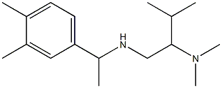 [2-(dimethylamino)-3-methylbutyl][1-(3,4-dimethylphenyl)ethyl]amine Struktur