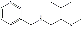 [2-(dimethylamino)-3-methylbutyl][1-(pyridin-3-yl)ethyl]amine Struktur