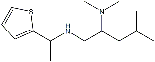 [2-(dimethylamino)-4-methylpentyl][1-(thiophen-2-yl)ethyl]amine Struktur