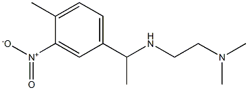 [2-(dimethylamino)ethyl][1-(4-methyl-3-nitrophenyl)ethyl]amine Struktur