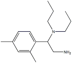 [2-amino-1-(2,4-dimethylphenyl)ethyl]dipropylamine Struktur