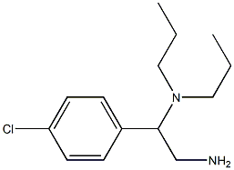 [2-amino-1-(4-chlorophenyl)ethyl]dipropylamine Struktur