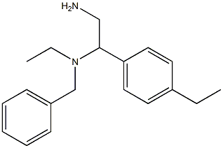 [2-amino-1-(4-ethylphenyl)ethyl](benzyl)ethylamine Struktur