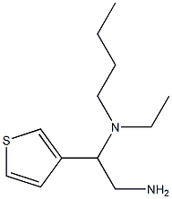 [2-amino-1-(thiophen-3-yl)ethyl](butyl)ethylamine Struktur