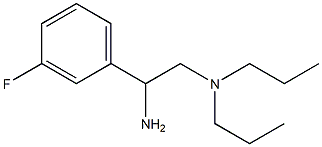 [2-amino-2-(3-fluorophenyl)ethyl]dipropylamine Struktur